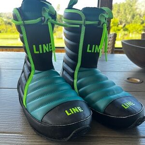 Kids' Black and Green Shoes